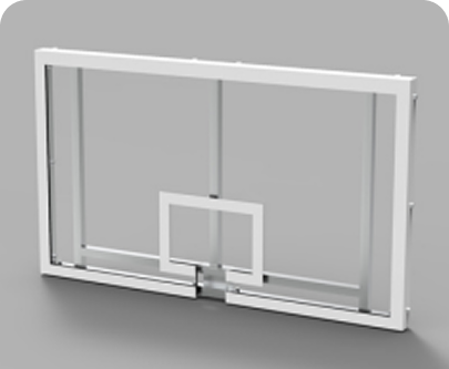 Tempered Safety Glass Backboard